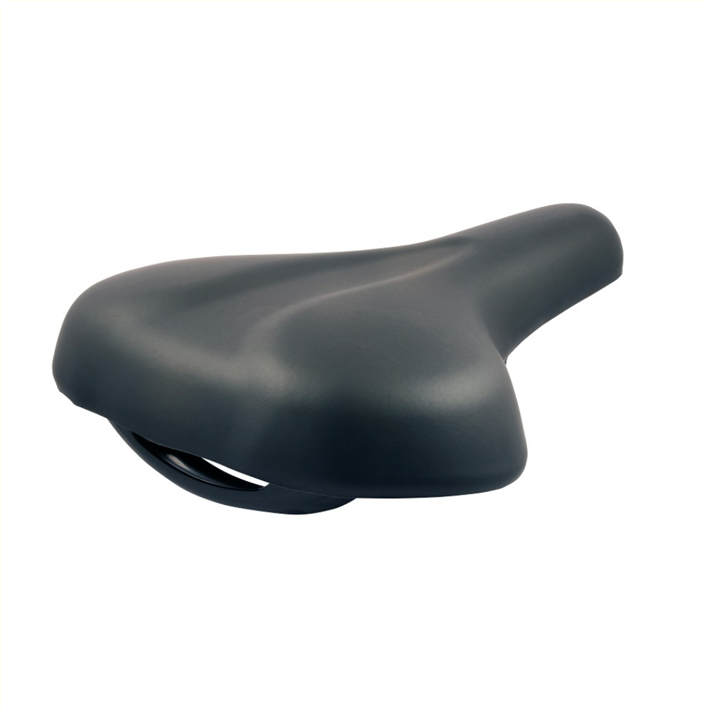 Selle Zurigo noire, ville/trekking, avec poignée