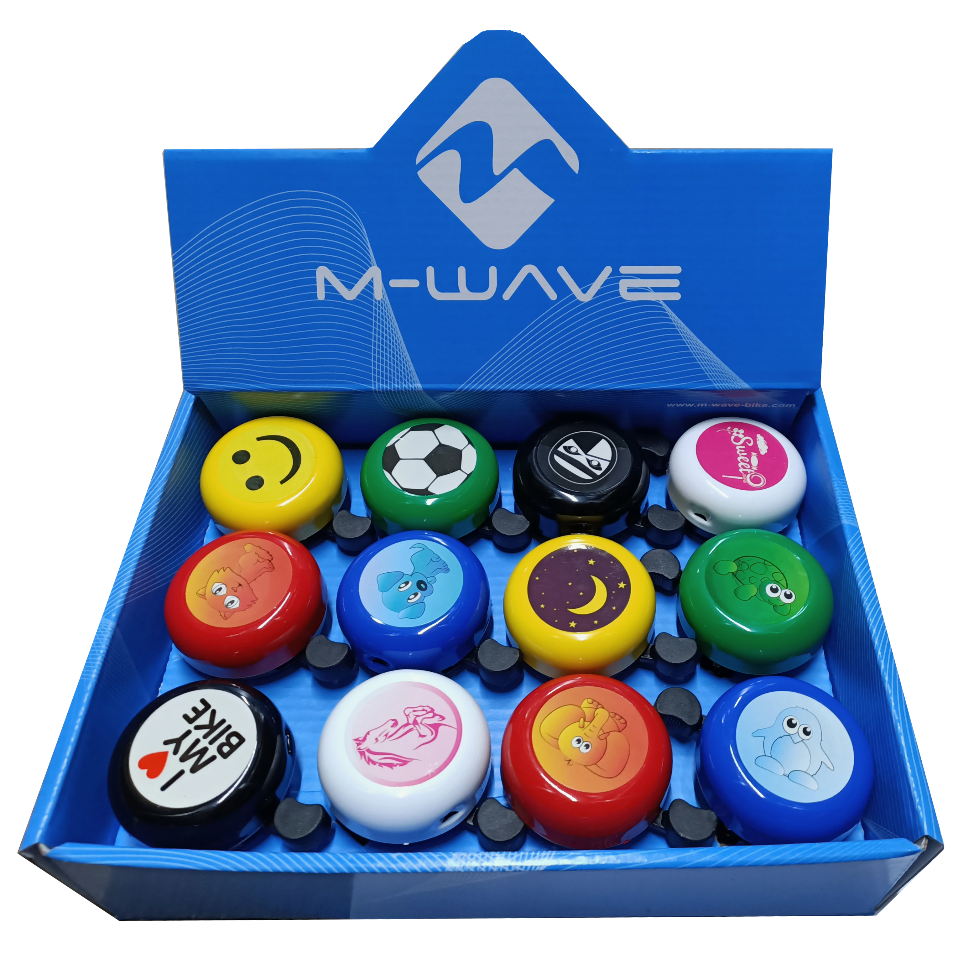 Cloche pour enfants, différentes images. couleur assortie