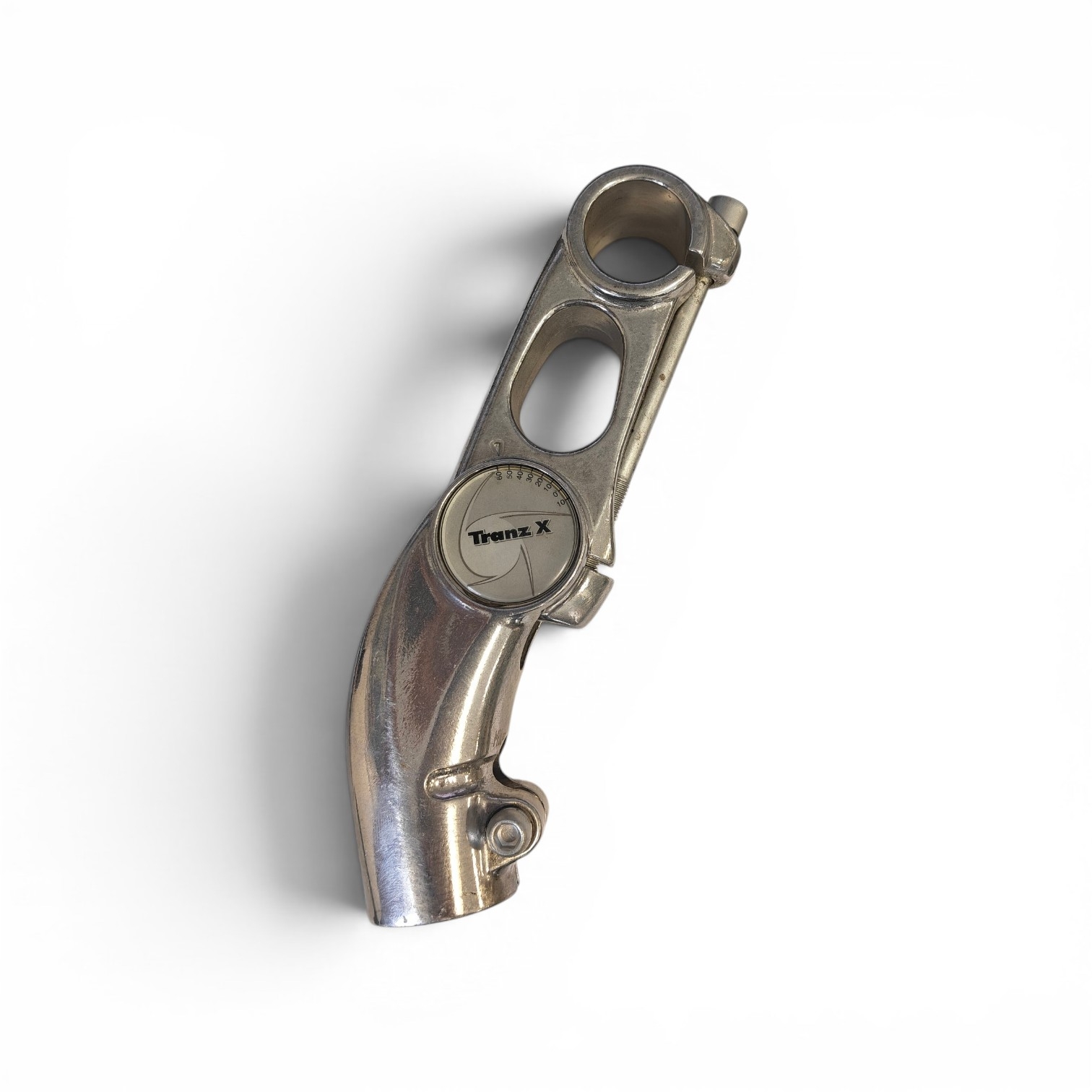 Potence Tranz-x A-head 1 1/8", réglable. Diamètre du guidon : 25,4 mm, longueur : 90 mm (emballage suspendu)