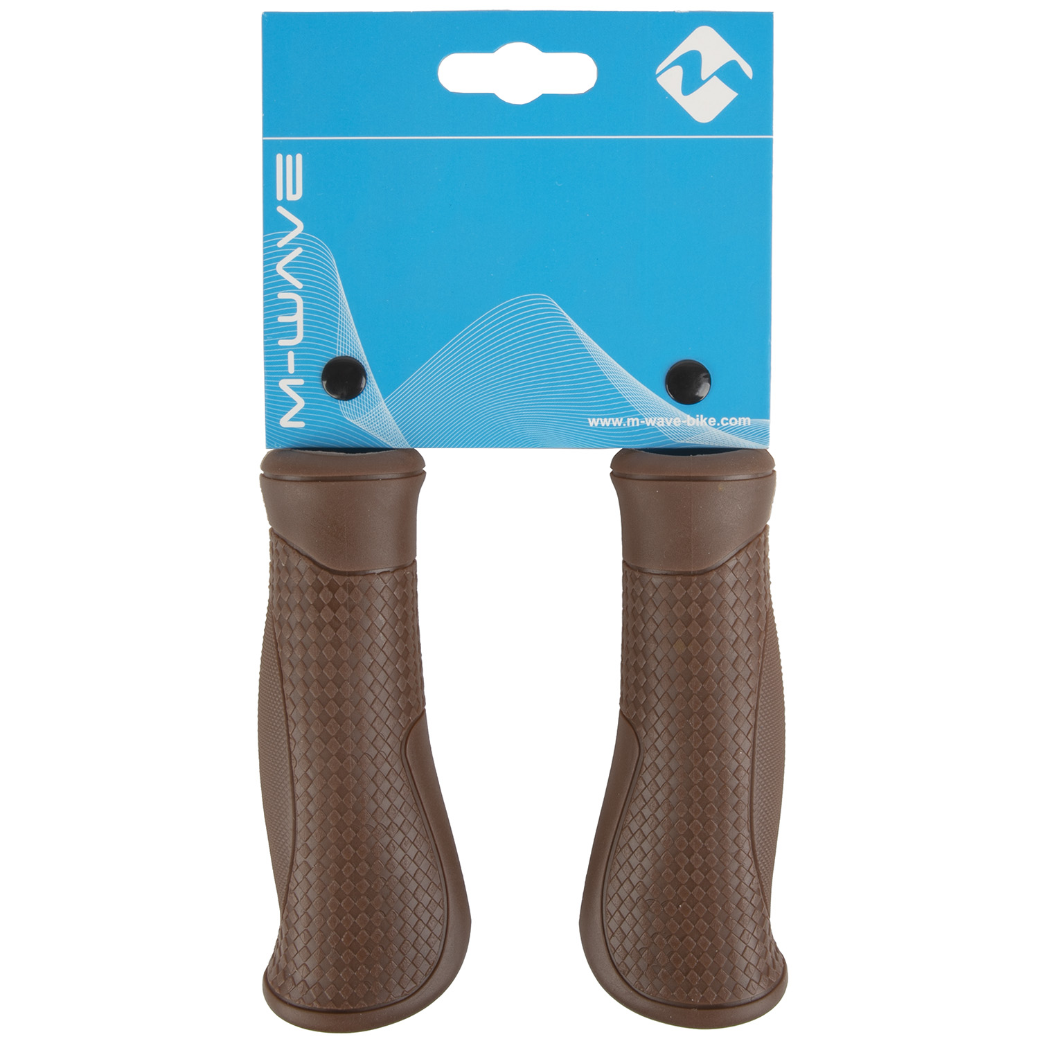 M-Wave handvatten bruin, anatomisch.Lengte:130/130mm. par article