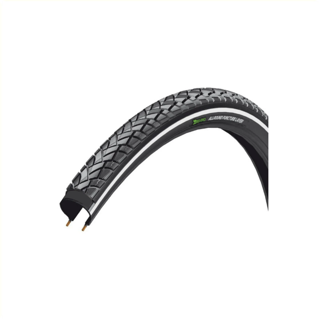 Beyond  BY-101 (couche anti-perforation 1mm) Noir avec reflet. 28x1,75, ETRTO 47-622