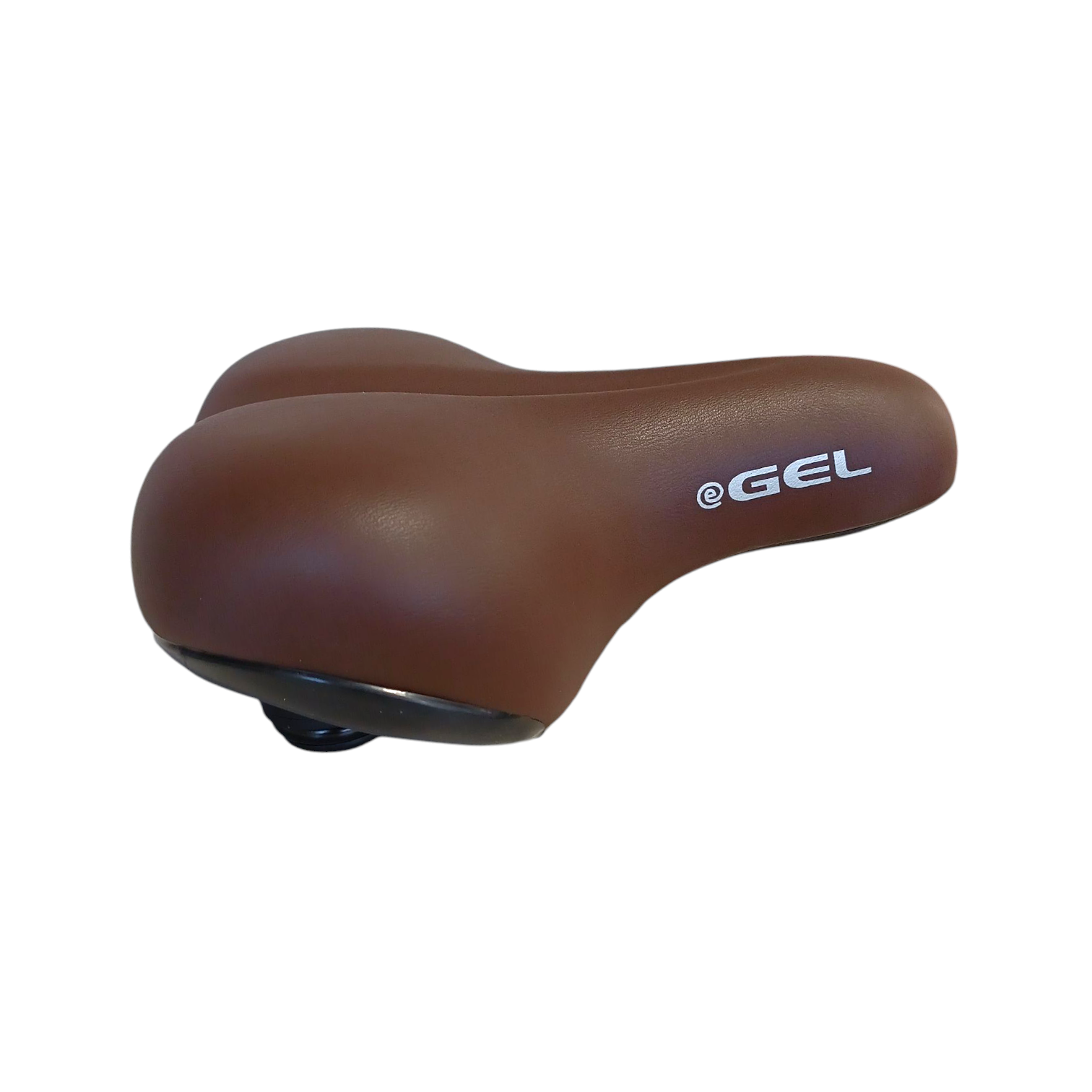 Selle Big gel, marron avec sangle de selle