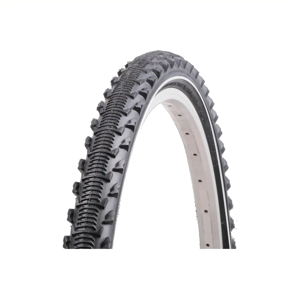 Pneu Vee Rubber VRB 185, noir avec bande blanche, 28 x 1,75,