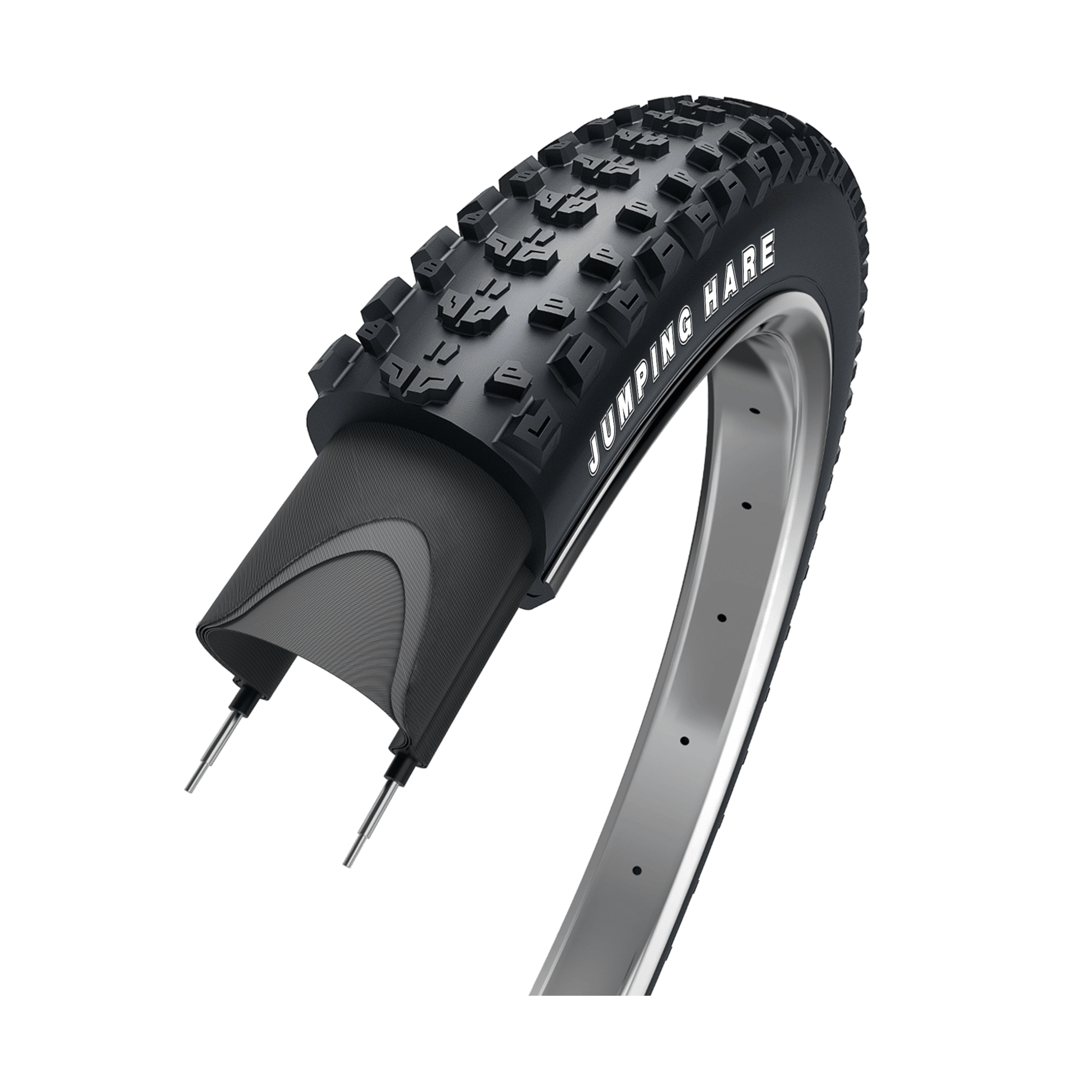 Lièvre sauteur WOLFF , noir sans reflet, 29x2,25, ETRTO 57-622 Simple peau TPI 60