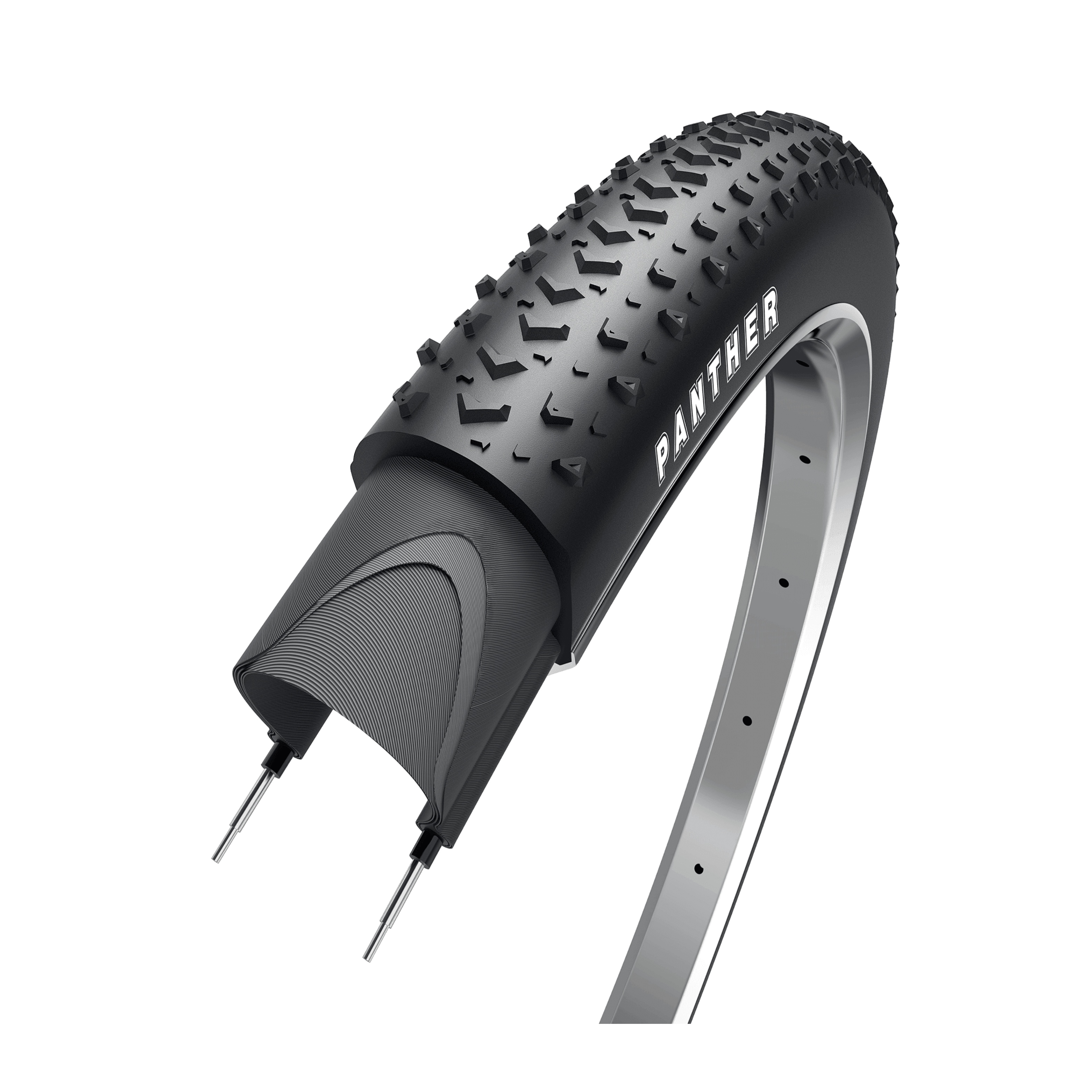 Obor/Hakuba Panther, black without reflection, 26x1.95, ETRTO 47-559 Single skin TPI 60