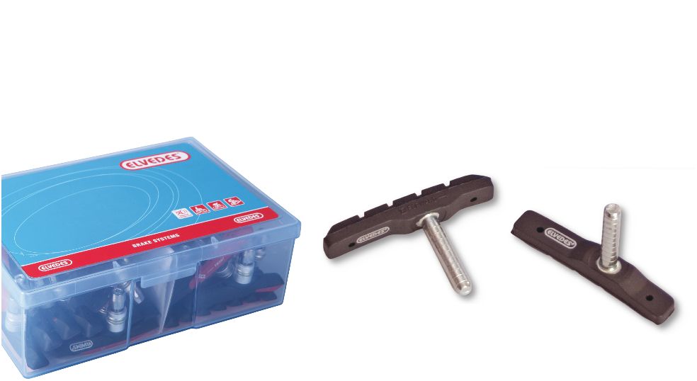 Plaquettes de frein Elvedes en porte-à-faux 72mm. par 25 paires