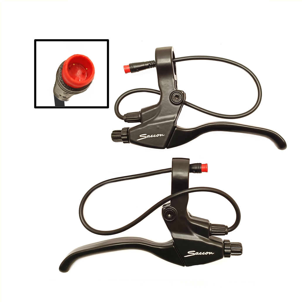 Jeu de leviers de frein Saccon pour frein de vélo électrique
