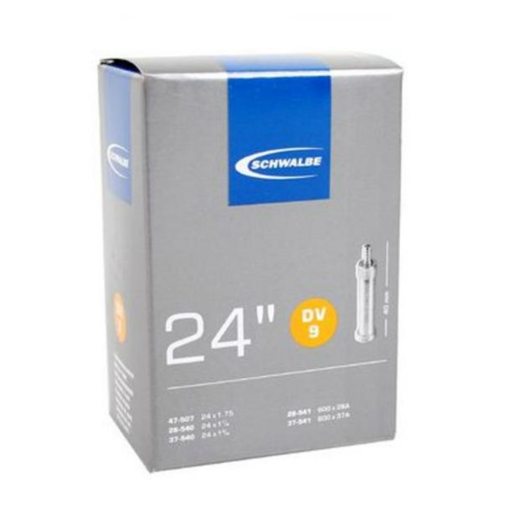 Chambre à air Schwalbe 24x1,75-1 3/8 ETRTO 28/47-507/541, Dunlop Blitz/Holland DV9