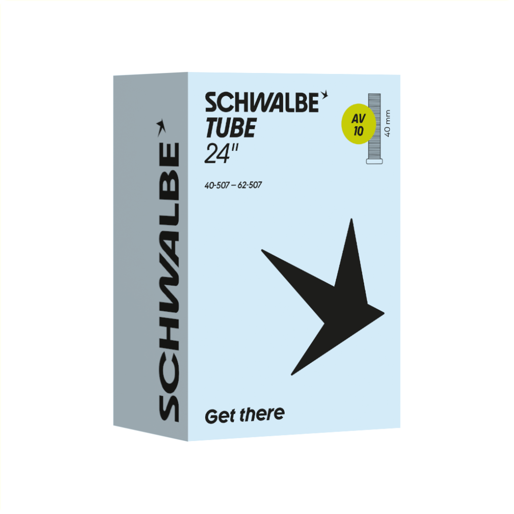 Chambre à air Schwalbe 24x1,50-2,50 ETRTO 40/62-507, Schräder/voiture AV10