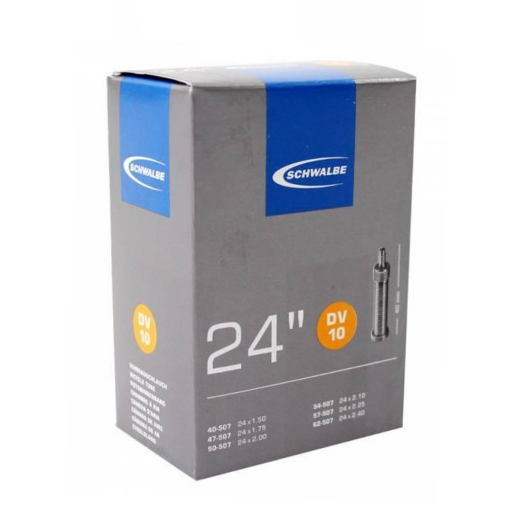Chambre à air Schwalbe 24x1,50-2,50 ETRTO 40/60-507, Dunlop Blitz/Holland DV10