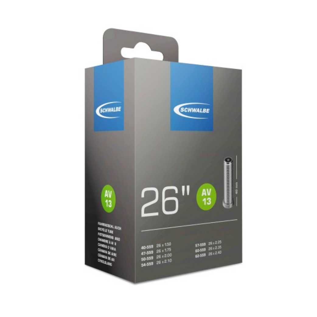 Chambre à air Schwalbe 26x1,50-2,50 ETRTO 40/62-559, Schräder/voiture AV13