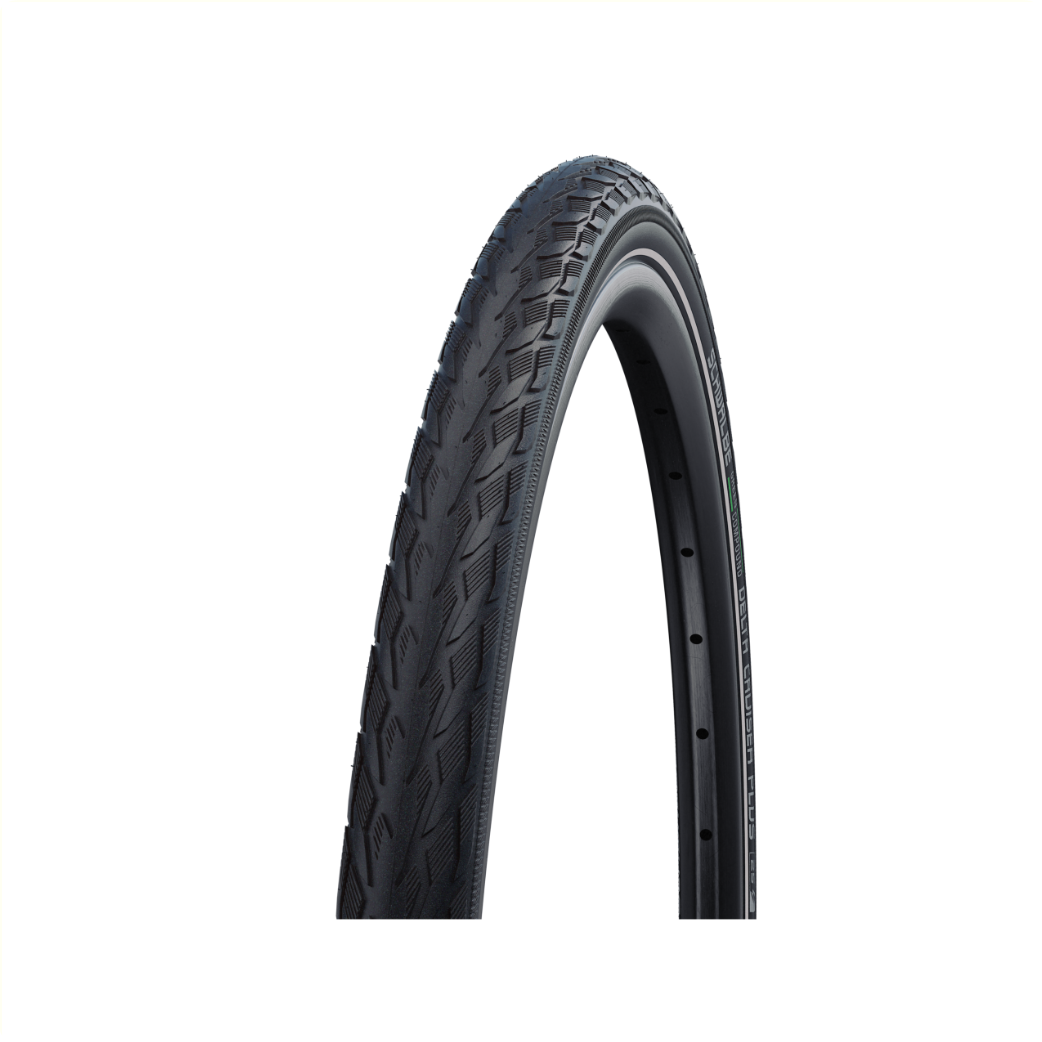 Schwalbe Delta Cruiser (K-guard, Noir avec réflexion, 26x1 3/8, ETRTO 37-590