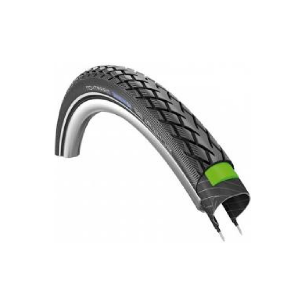 Schwalbe Marathon pour vélos électriques (Greenguard 3mm Anti-crevaison), noir avec reflet,  28x1.40,  ETRTO 37-622