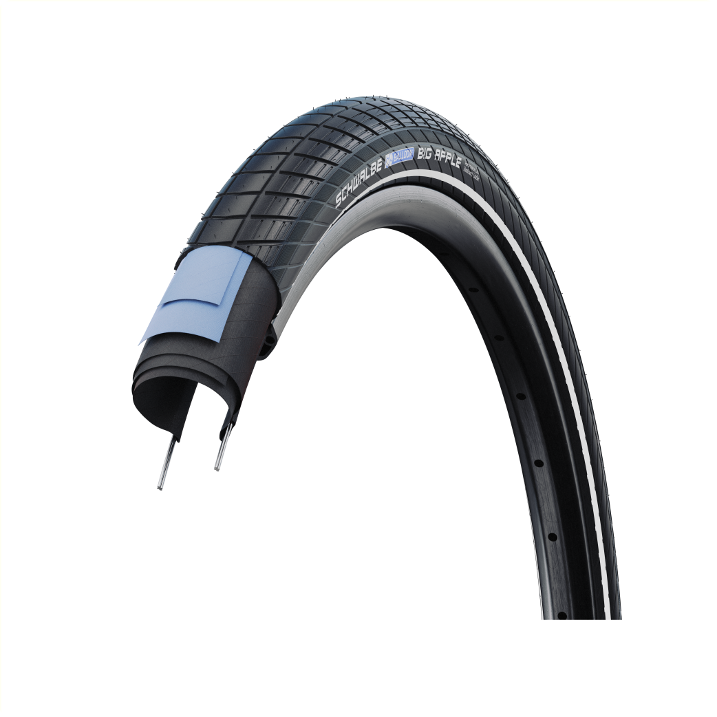 Schwalbe Big Apple (Raceguard), Noir avec reflet, 28x2,00 ETRTO 50-622