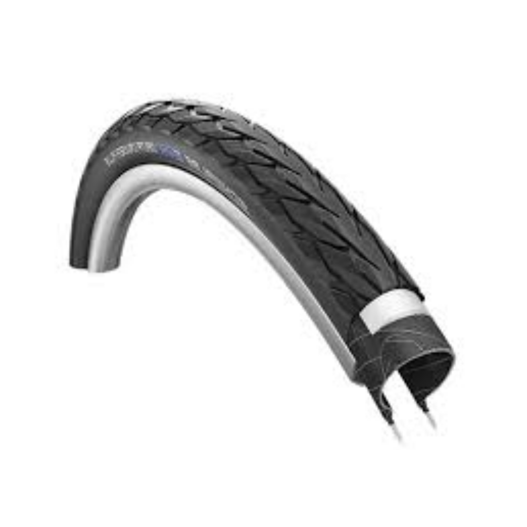 Schwalbe Delta Cruiser Plus (anti-fuite 3 mm), Noir avec réflexion, 28x1½, ETRTO 40-635