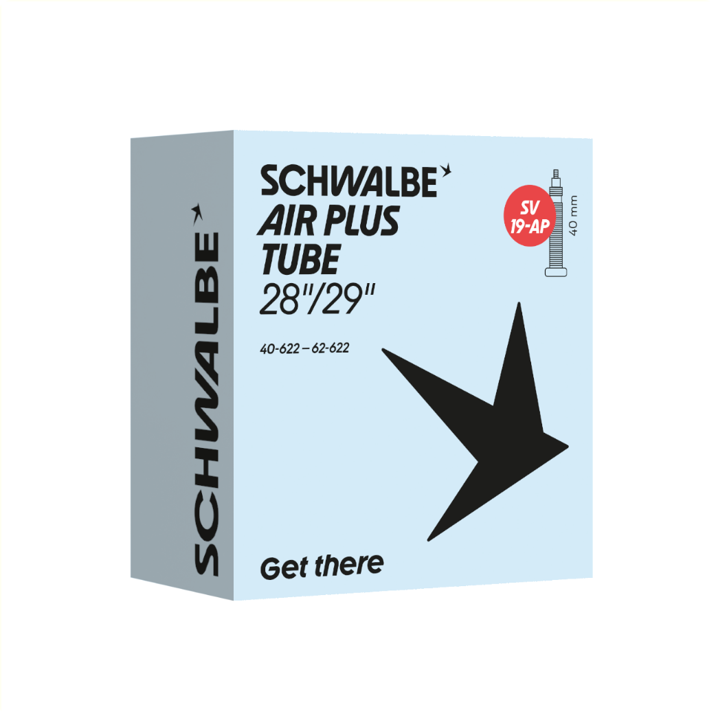 Chambre à air Schwalbe Air Plus 28x1,50/2,40 ETRTO 40/62-622 Valve : Valve Presta/Française 40mm SV19AP