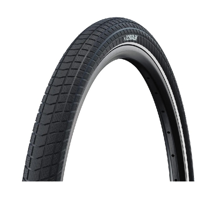 Pneu Schwalbe Motion Super Moto-X (3 mm GreenGuard, Snakeskin), noir réfléchissant, 20 x 2,15 ETRTO 55-406