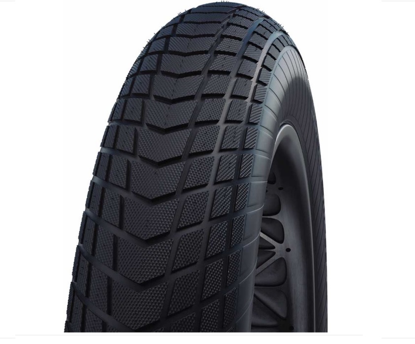 Schwalbe Super Moto Fatbike, Noir avec reflet, 20x4.00, ETRTO 100-406