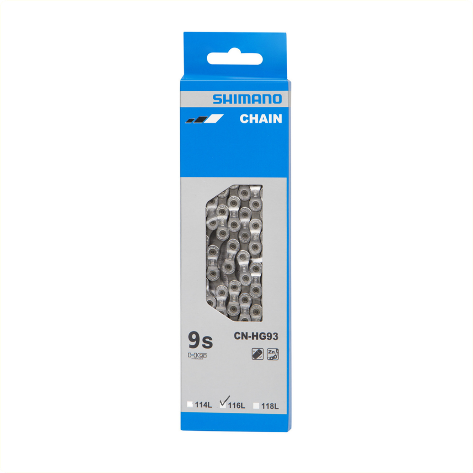 Shimano collier CN-HG93 petit 116 maillons 9 vitesses Deore XT
