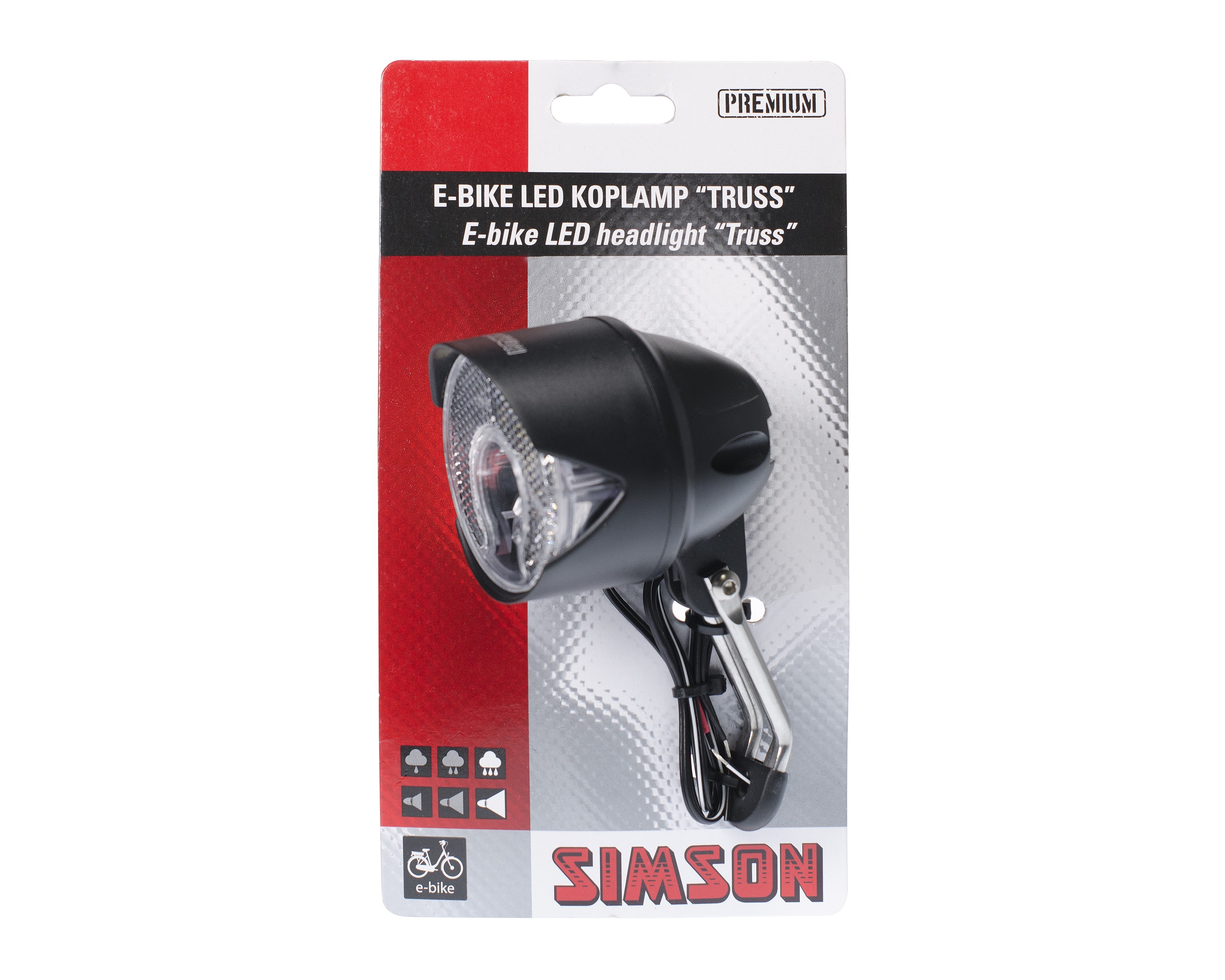 Phare de fourche avant Simson E-bike ''Truss''