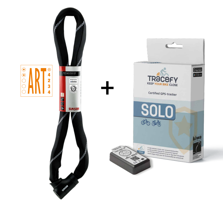 Pack sécurité Simson. Tracefy et antivol Bold 120 ART**