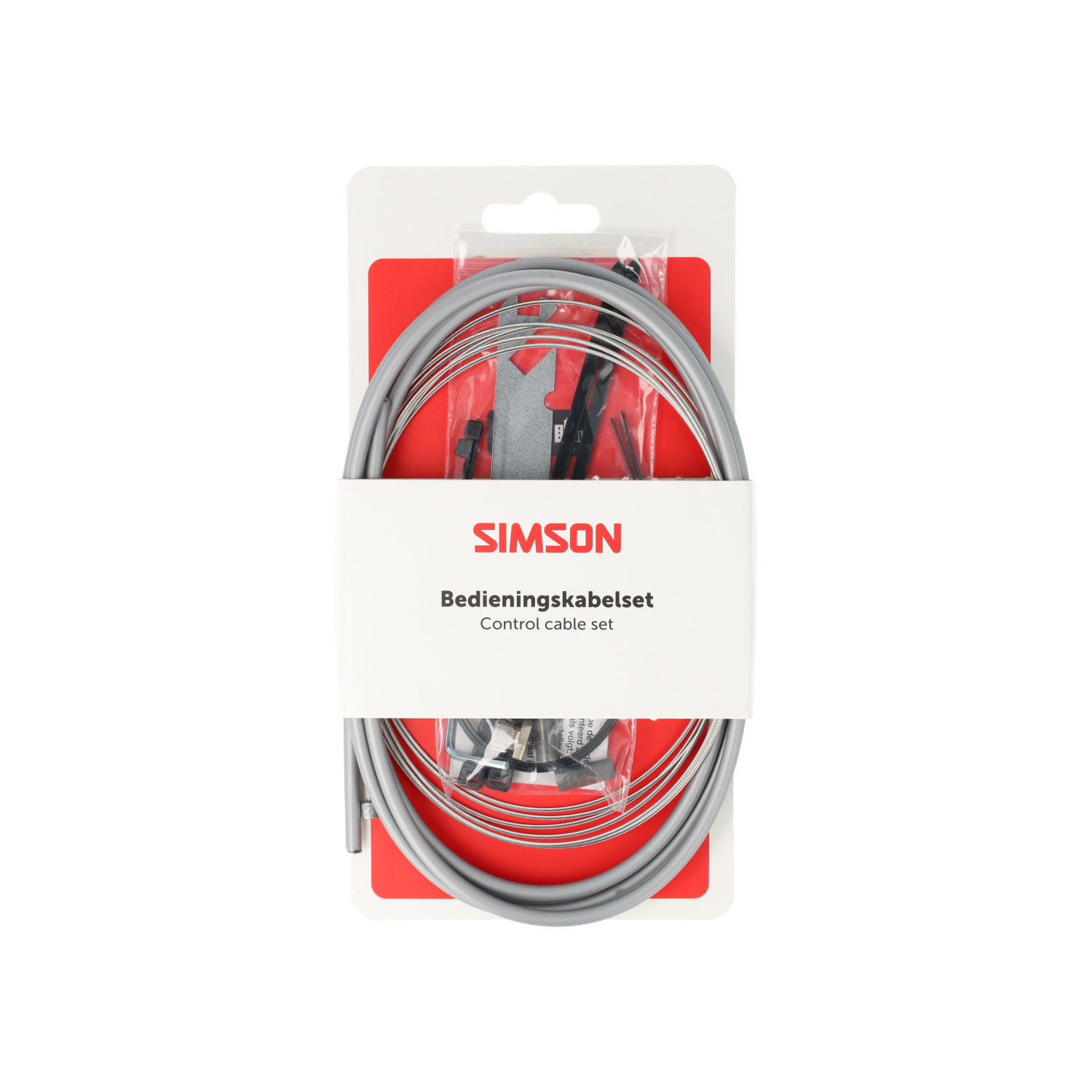 Jeu de câbles Simson Gear complet Shimano Nexus 4/7/8 gris acier inoxydable