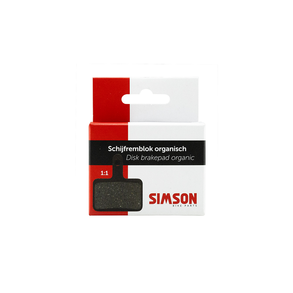Simson 1 paire de plaquettes de frein à disque pour Shimano / Tektro