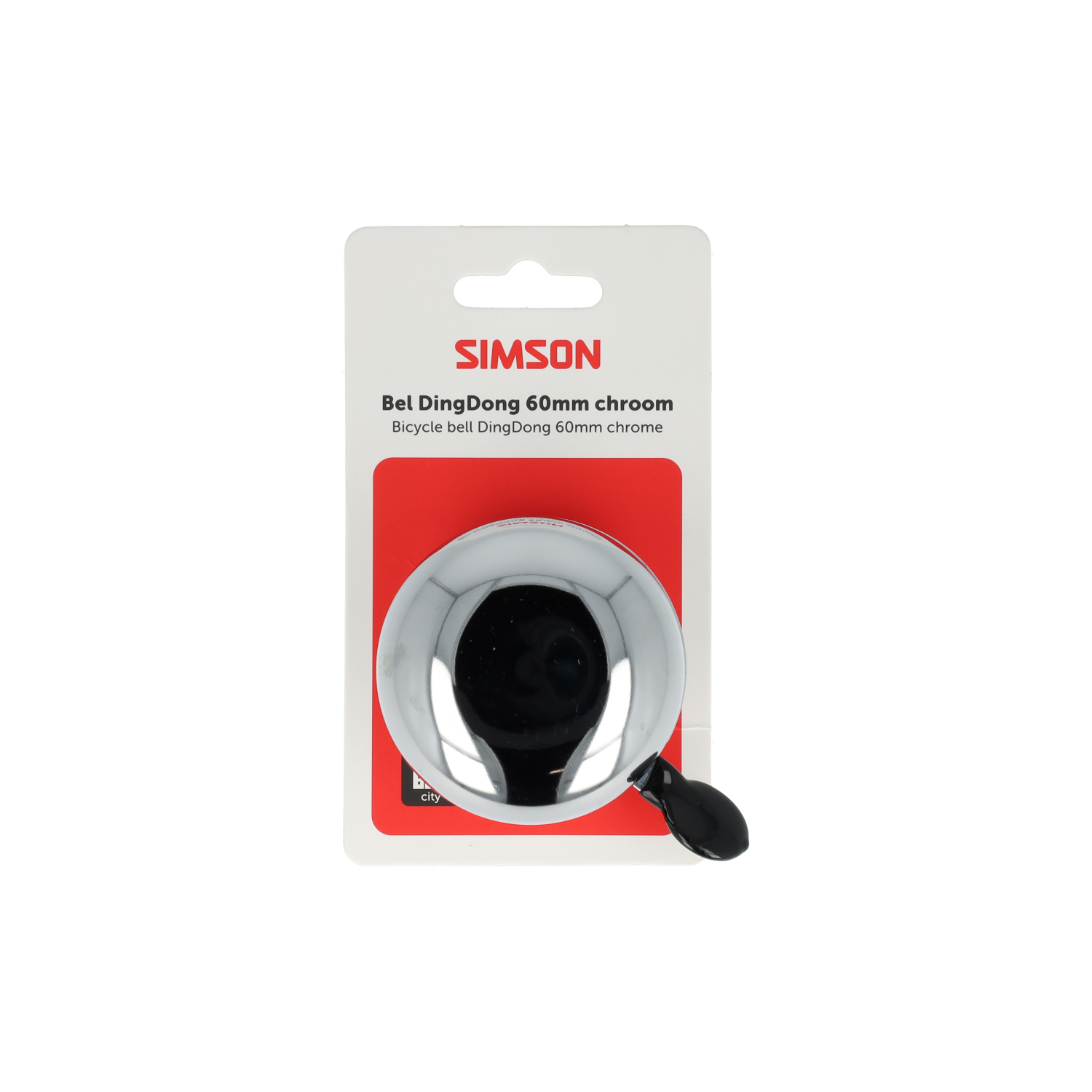 Simson Cloche Ding Dong Moyen chrome 60mm
