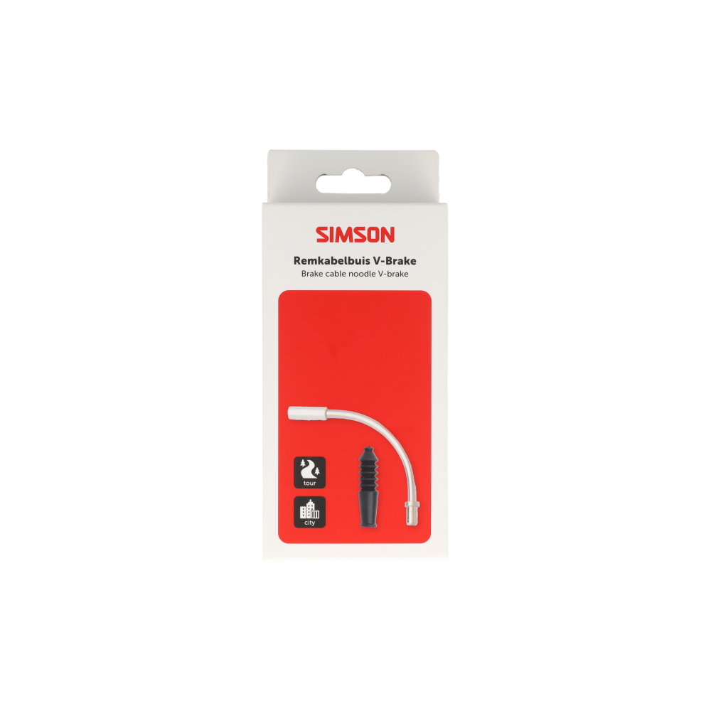 Simson Tube de câble de frein V-Brake, avec caoutchouc