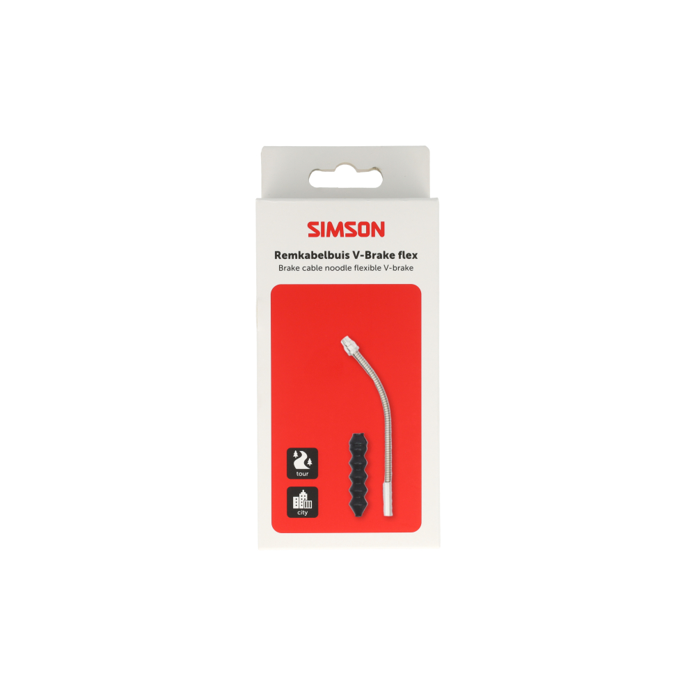 Gaine flexible pour câble de frein V-Brake Simson avec caoutchouc