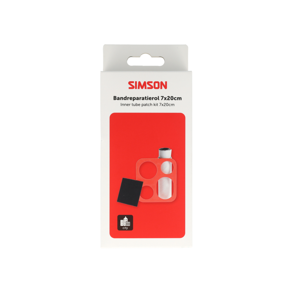 Simson Pneu réparation rouleau de plâtre et gabarit 7x20 cm