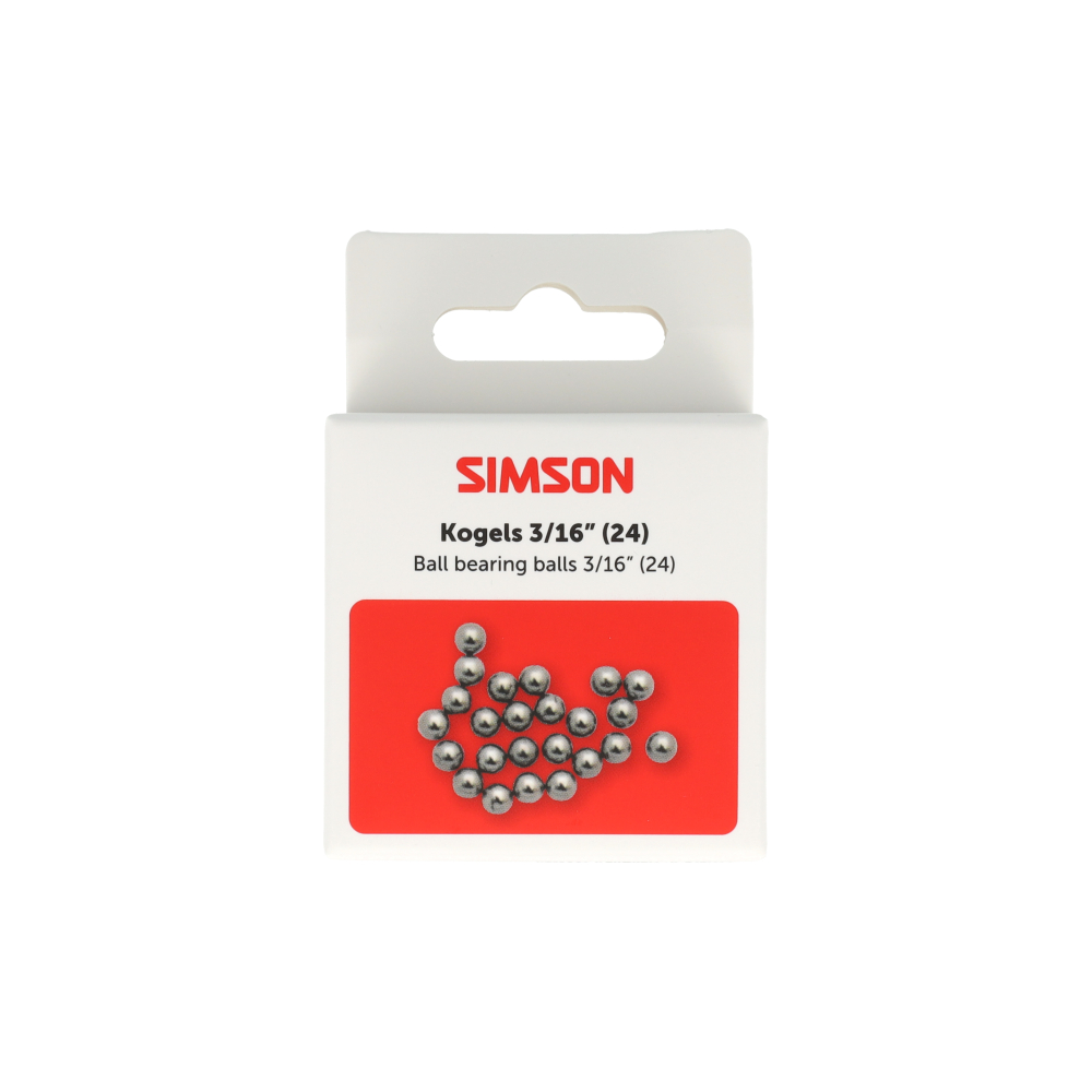 Boules Simson 3/16", 24 pièces