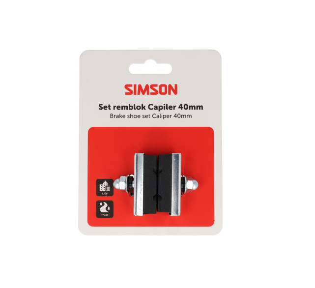 Plaquettes de frein Simson étrier 40mm par paire