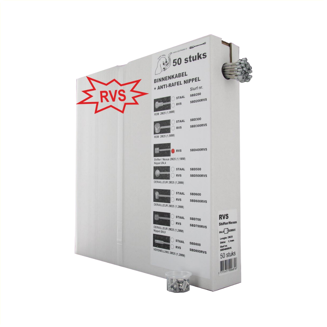 Slurf câble intérieur dérailleur inox