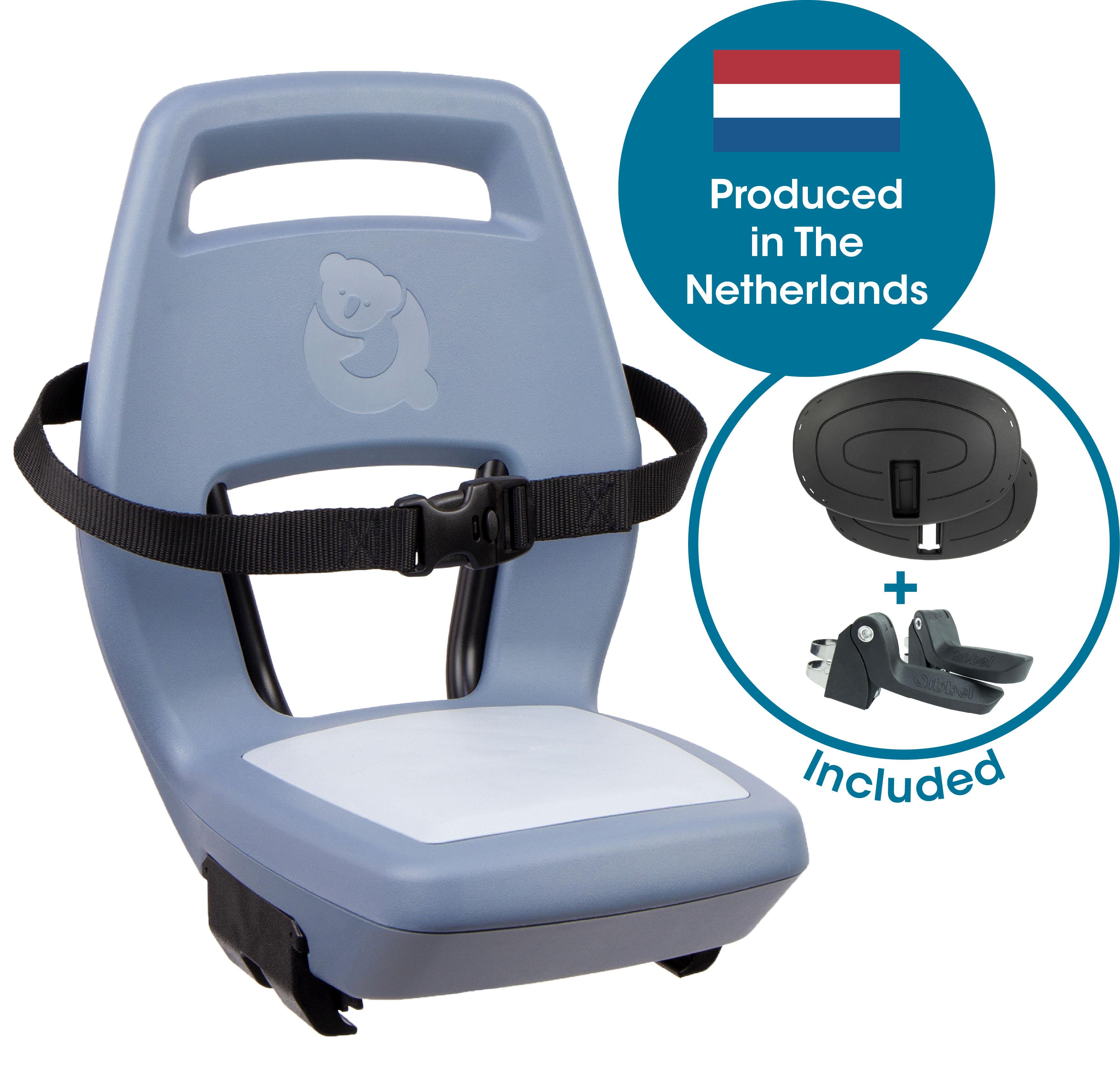 Qibbel Junior 6+ Bleu Océan – bleu/bleu – avec repose-pieds et plaques de protection pour les pieds