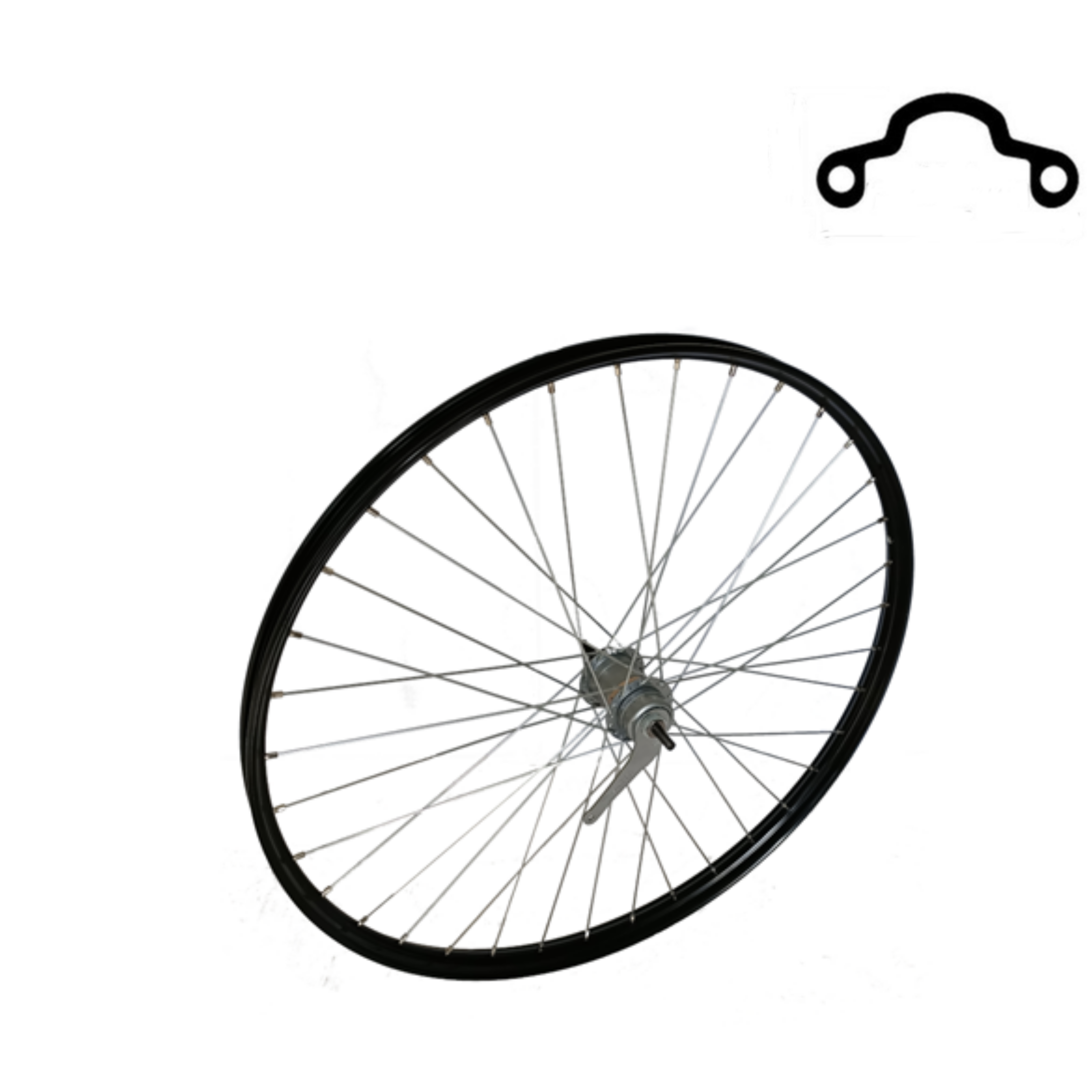 Roue arrière 28x1 1/2 moyeu de frein Shimano Nexus 3, rayon 13, jante tour Westwood laquée aluminium