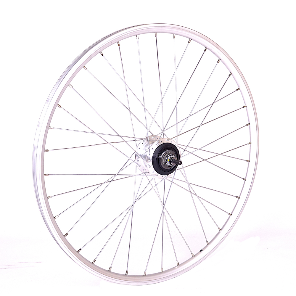 Roue arrière 28 x 1 3/8 Nexus 7 (pour Rollerbrakes) - Argent